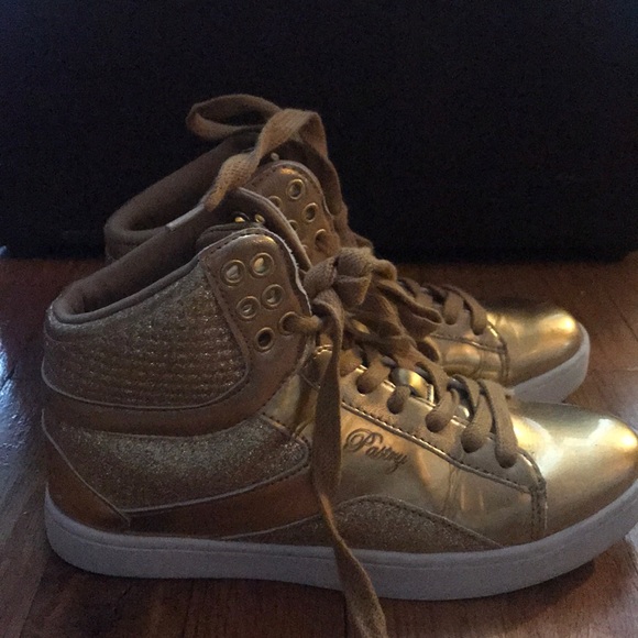 Gold “Poptart” Pastry High-tops - Picture 2 of 4